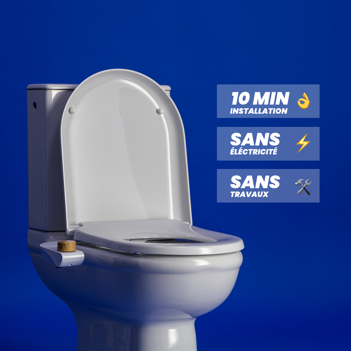 X2 WC Japonais en Kit - Installation 5 min