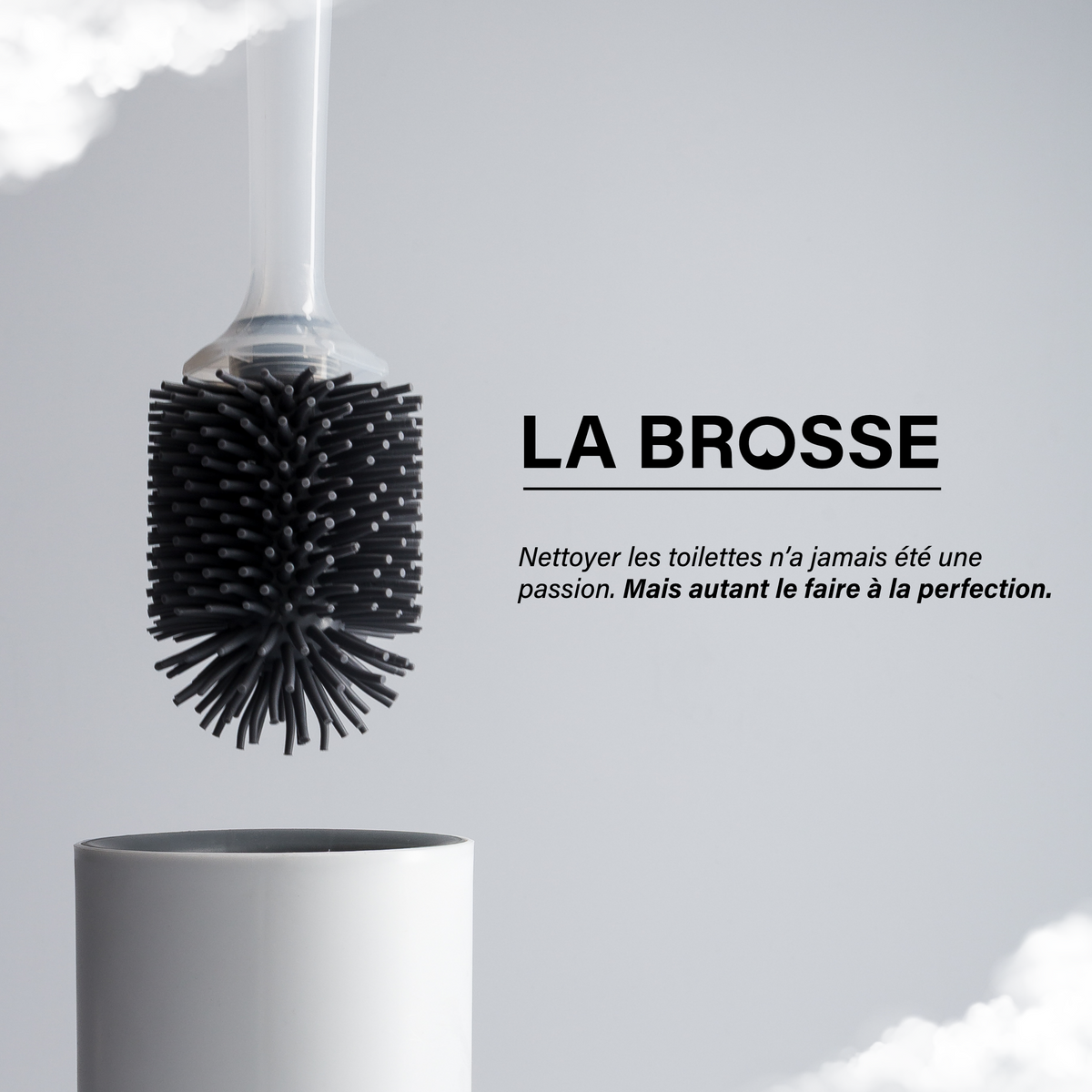 Brosse de toilette + Pack de 4 palets absorbants