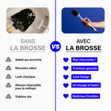 Brosse de toilette + Pack de 4 palets absorbants