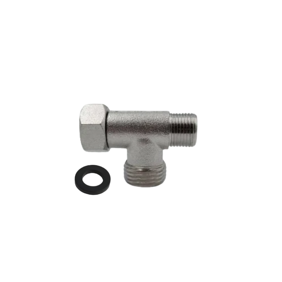 Adaptateur T métal 3/8" pour abattant